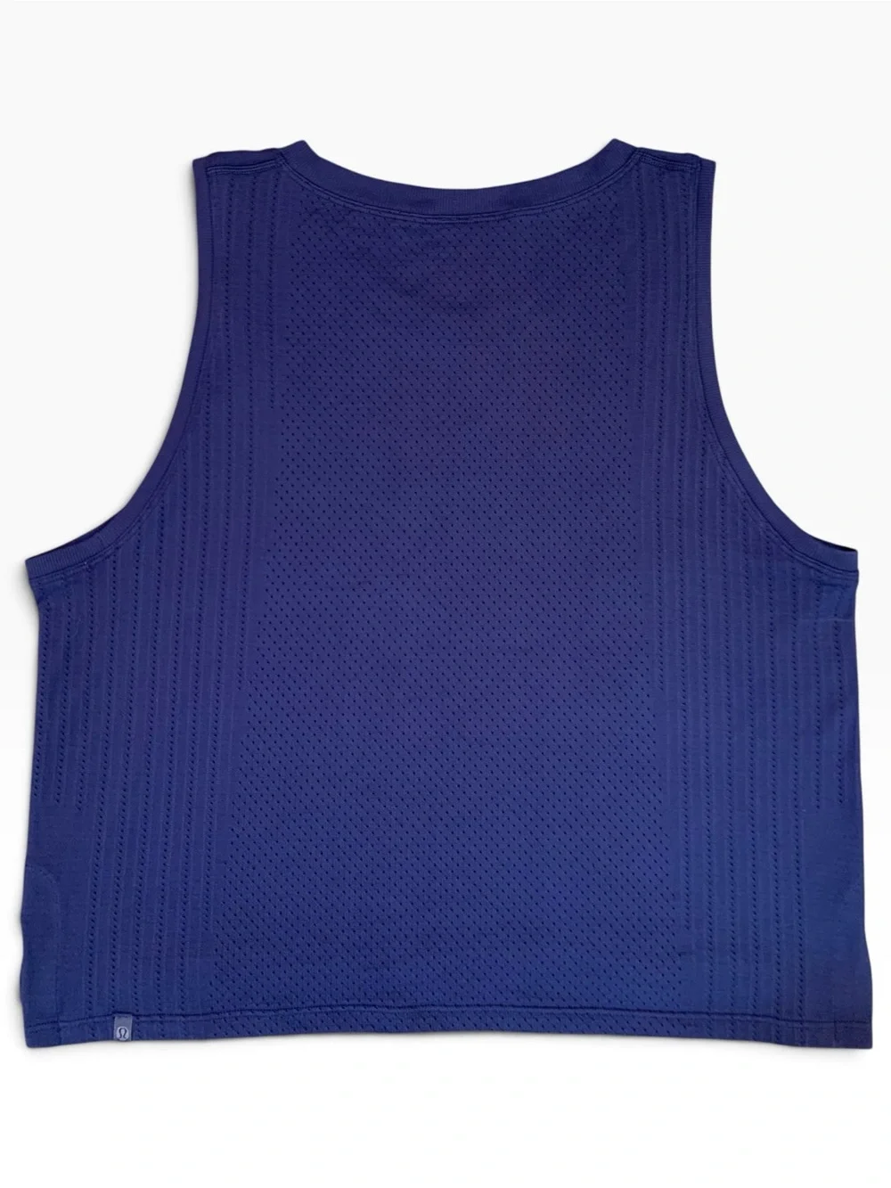 Lululemon Train to Be Tank Top Navy Blue Est Size 6 Like New